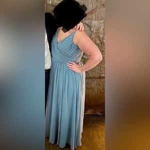 Kennedy Blue bridesmaid dress Color:deep sea Style:Alexis Size:18 dry cleaned